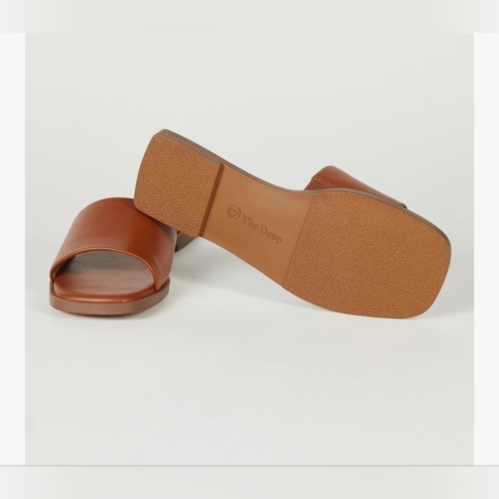 The Drop Women's Oslo One Band Sandal, Mocha #735, 736, 737 - Picture 12 of 12